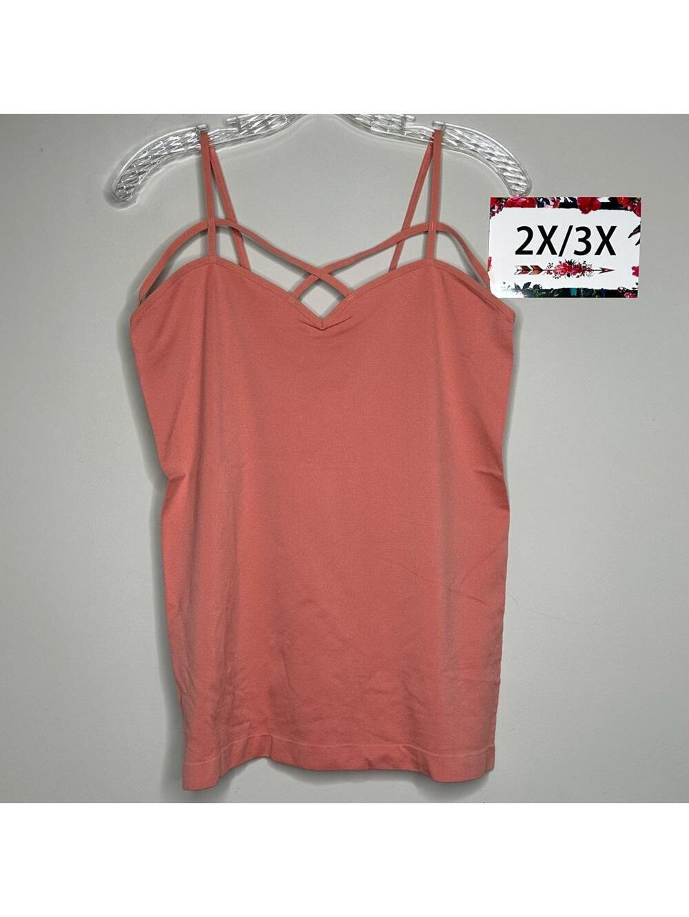 Ash Rose 2X 3X Plus Size Zenana camisole tank